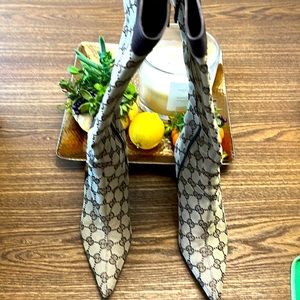 Gucci Tall Logo Boots